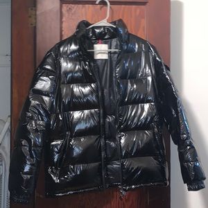 Moncler black puffer size 3 (large)